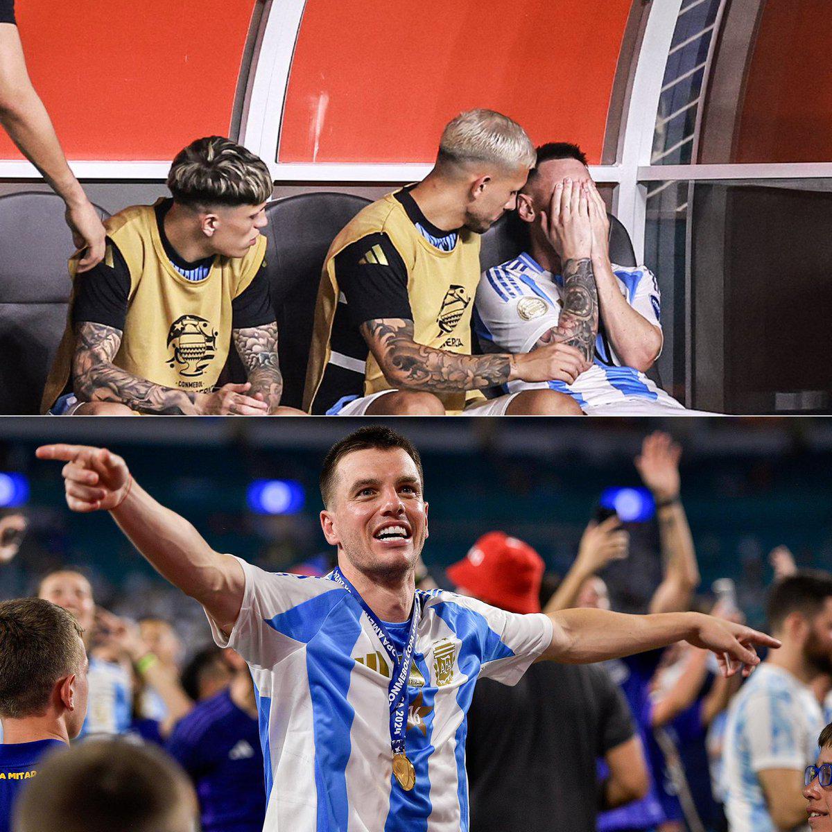 当梅西在美, 我上场时就